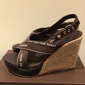 Louis Vuitton Shoes - Louis Vuitton Wedges sz8.5US Louis Vuitton Shoes - Louis Vuitton Wedges sz8.5US